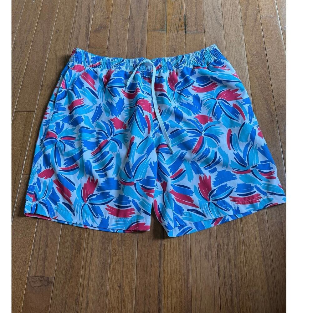 Chubbies | Sz L 7” Red/White/Blue Patriotic Swim Trunks Summer Beach Patriotic